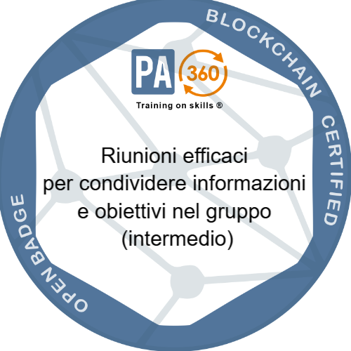 Riunioni efficaci per condividere informazioni e obiettivi nel gruppo (intermedio)